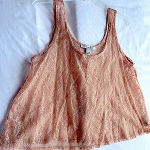 Floral lace party top